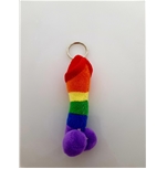 Rainbow Willy Key Chain